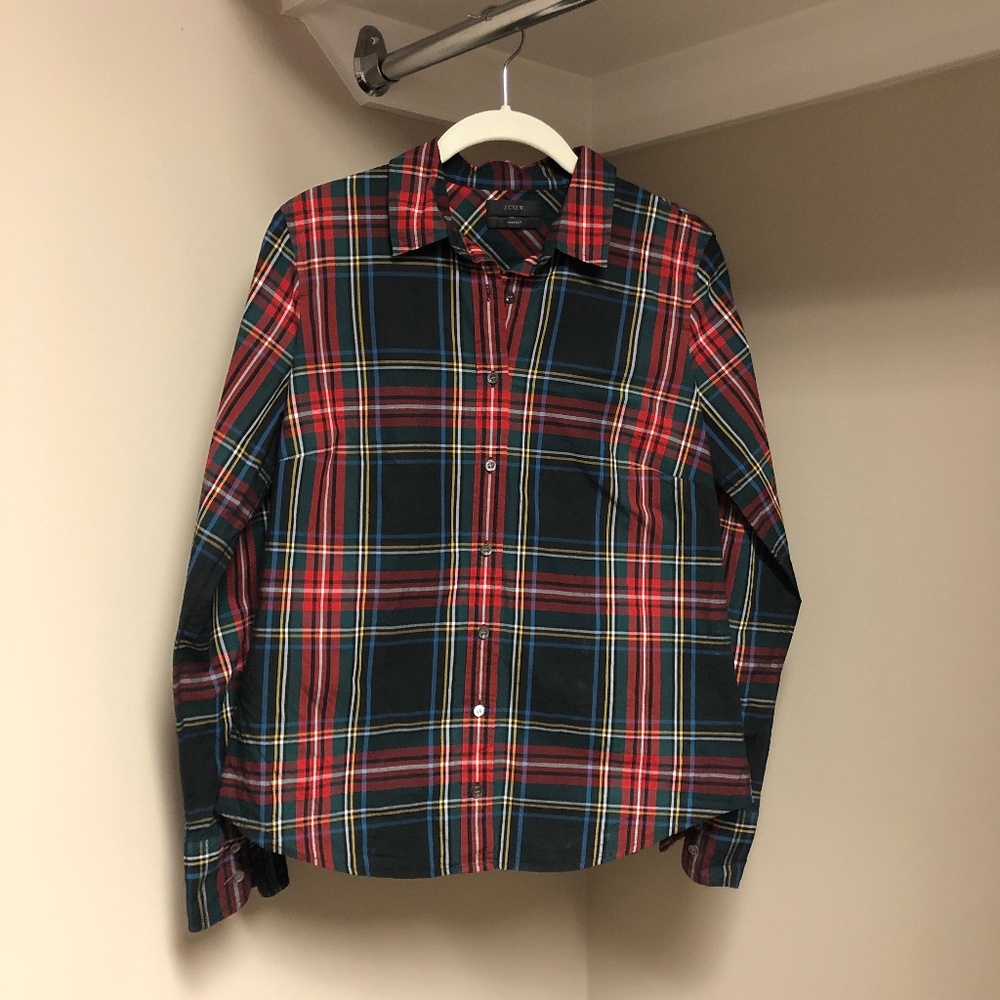 J. Crew Stewart Plaid Shirt